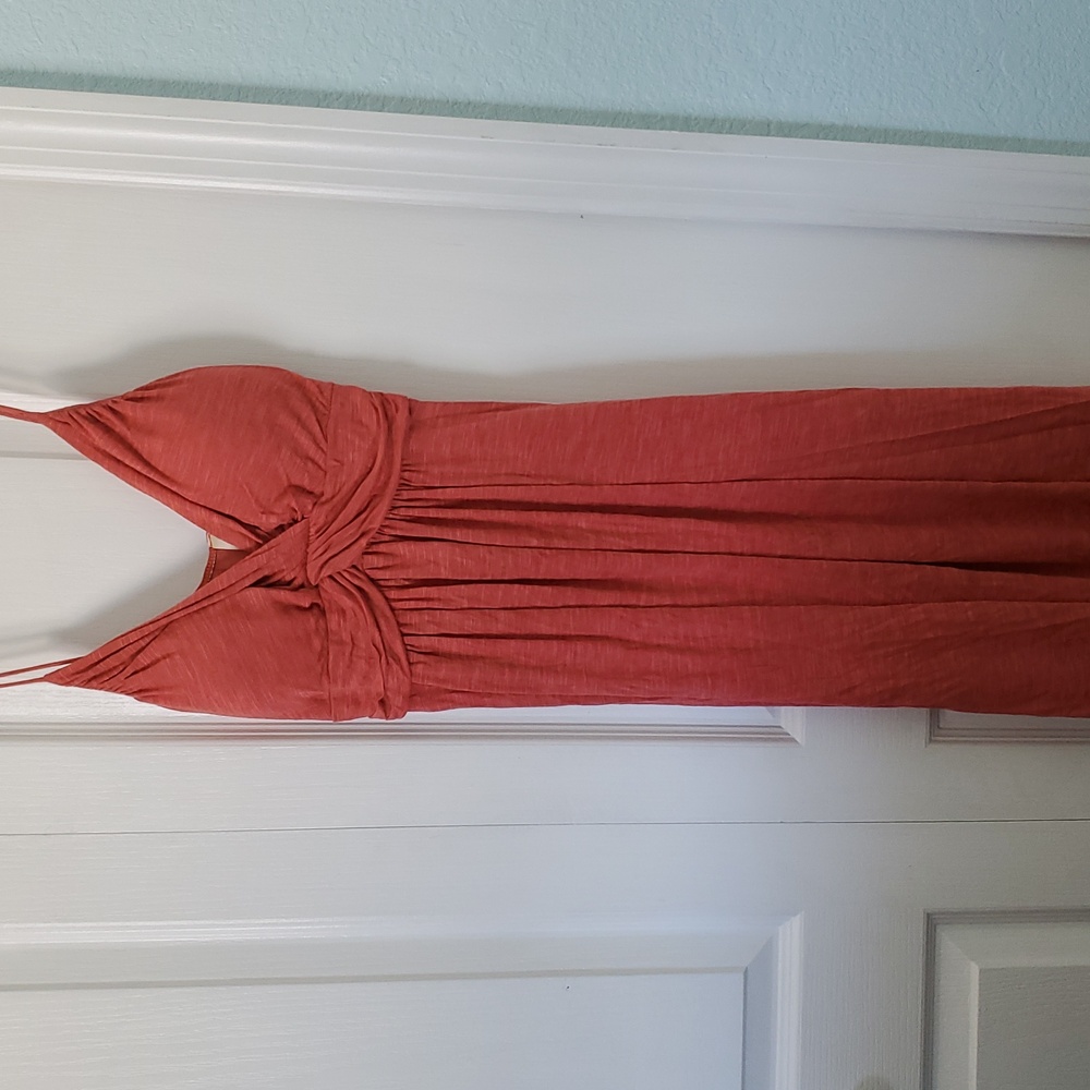 Dulce Carola Sundress size Medium, burnt orange color